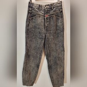 Zena The Original Cowboy Jeans High Rise Gray Acid Wash Jeans - Size 26